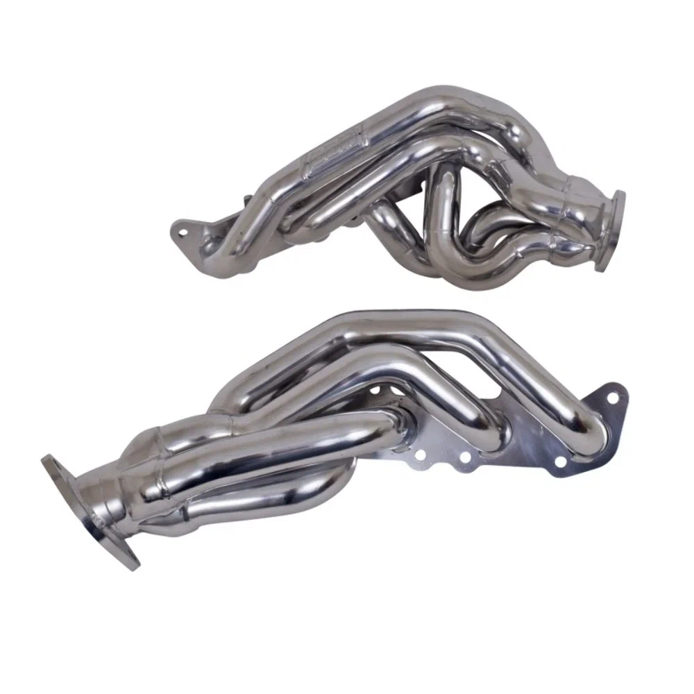 Fits 2011-2014 Mustang GT 1-3_4 Tuned Length Exhaust Headers-Silver-16320